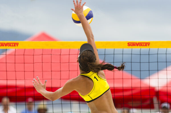 Volleyballset Sun Volley PLUS mit 9,5/8,5 Meter Netz