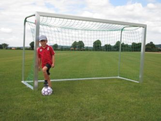 Jugend Street Soccer Tor, freistehend mit Bodenrohr, 3x1,6m